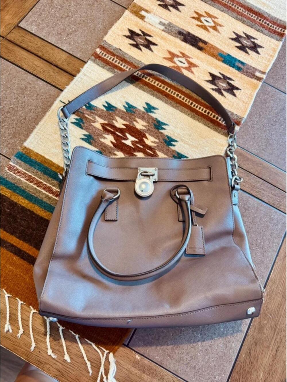 Michael Kors purse purple/brown